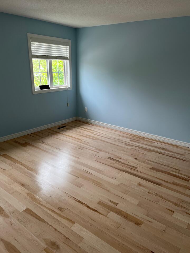 Birch Herringbone Hardwood Floor with two tone finish in Capital Heights, Maryland home